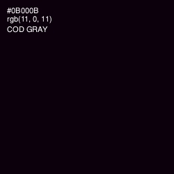 #0B000B - Cod Gray Color Image
